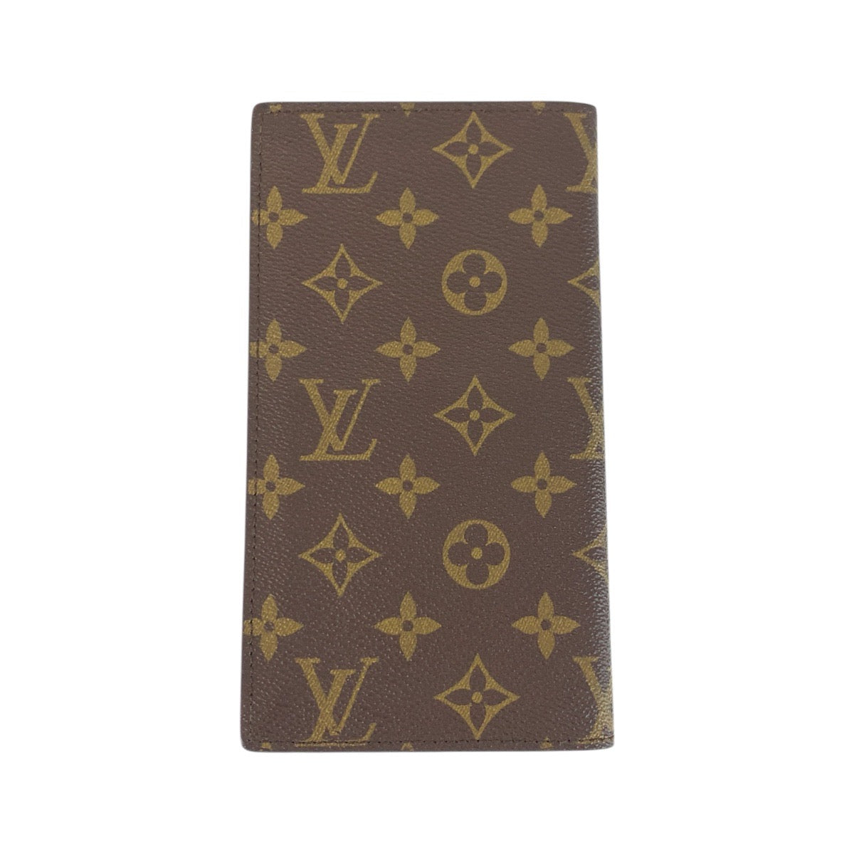 Louis Vuitton Long Purse PVC Monogram Brown Gold Wallet Case