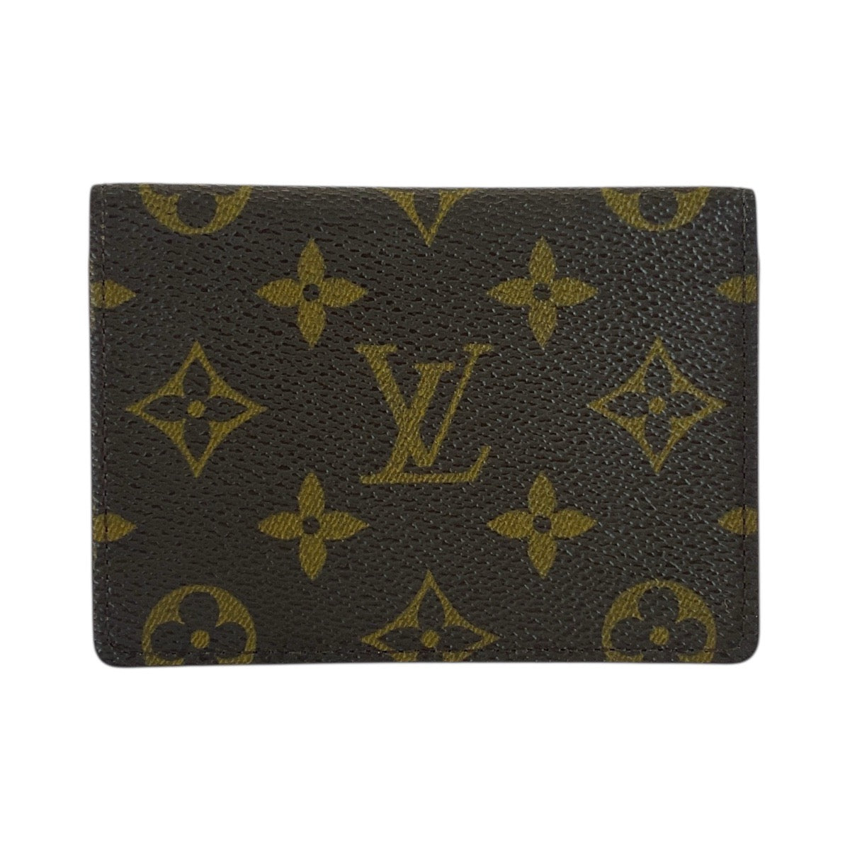 Louis Vuitton Pass M60533 PVC Porte Cartes Monogram Brown Handbag
