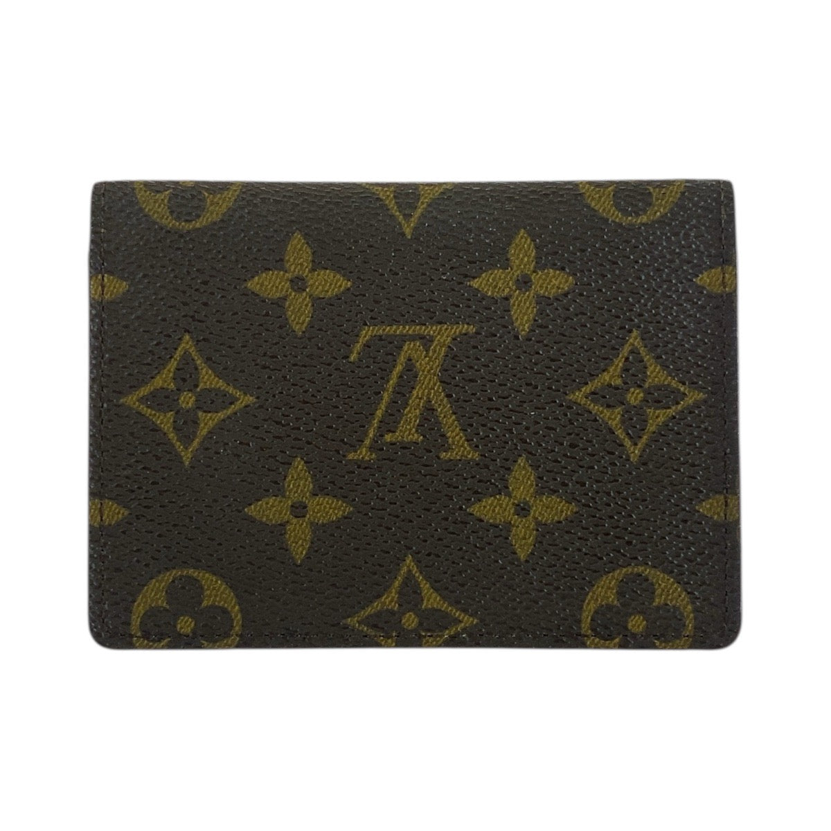 Louis Vuitton Pass M60533 PVC Porte Cartes Monogram Brown Handbag