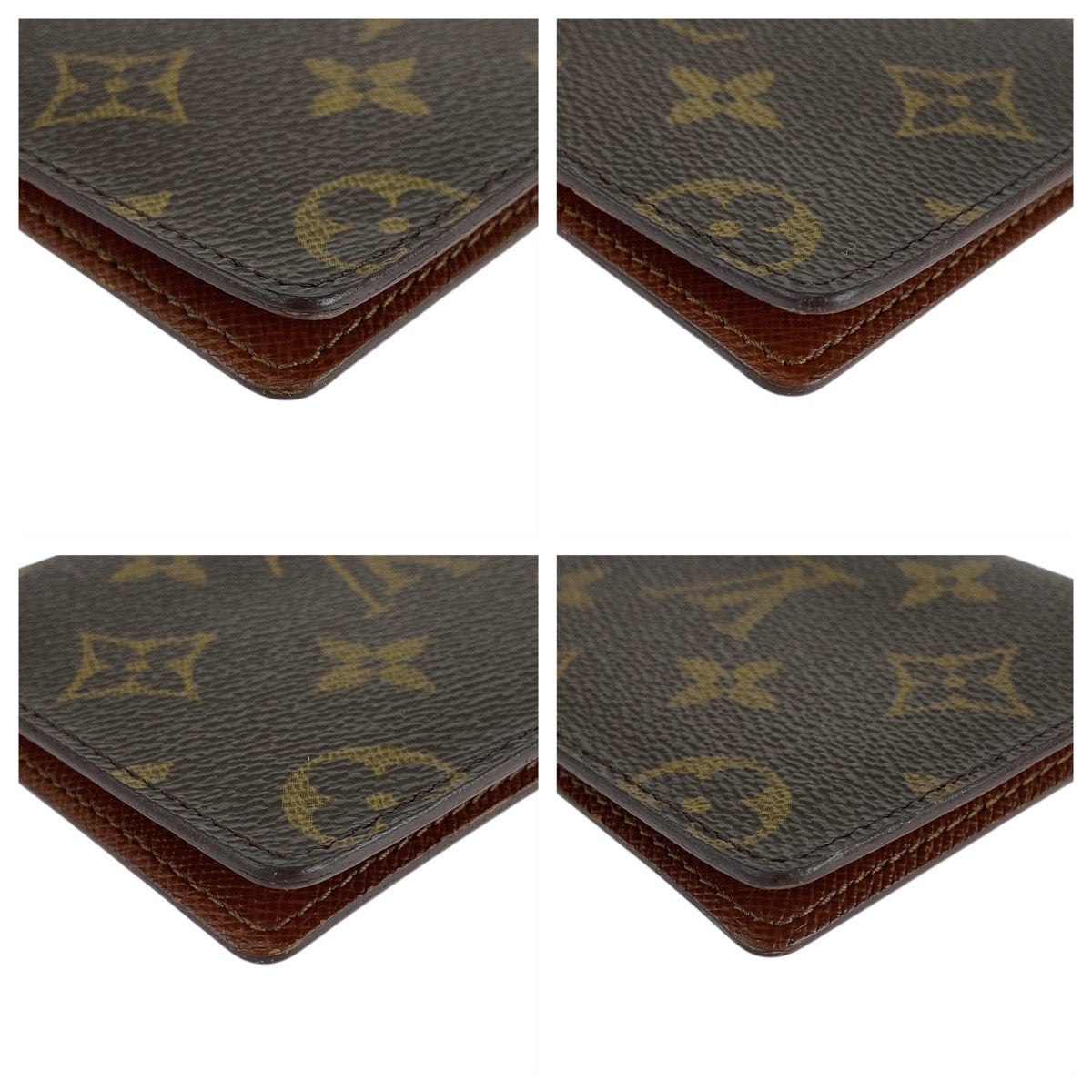 Louis Vuitton Pass M60533 PVC Porte Cartes Monogram Brown Handbag