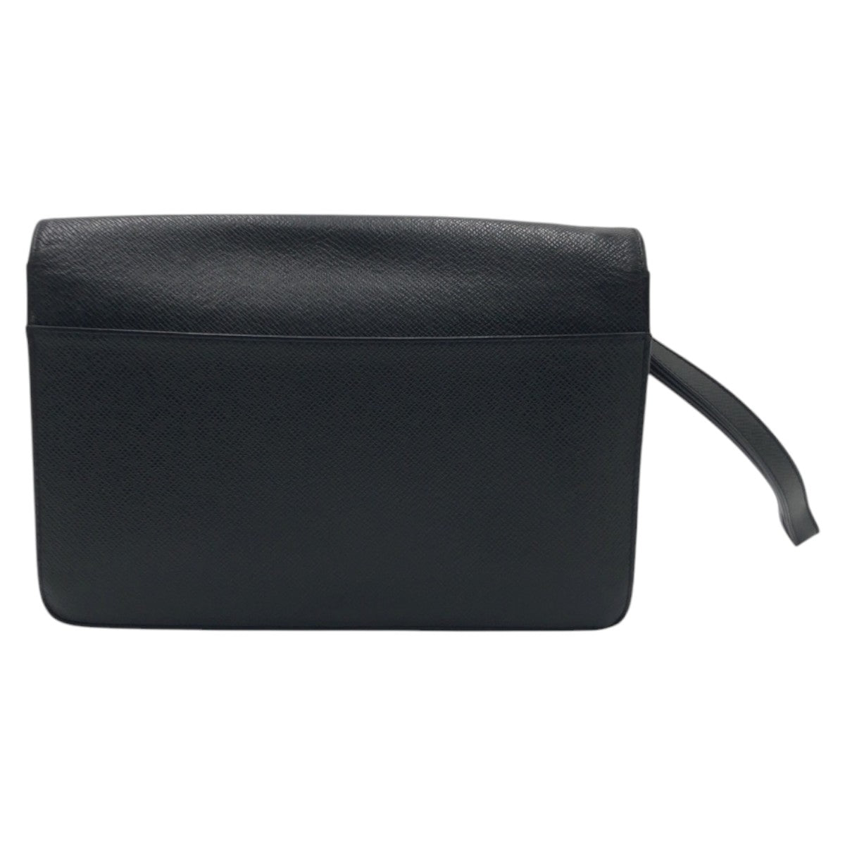 Louis Vuitton M30782 Taiga ardwards Selenga Leather Black Clutch Bag