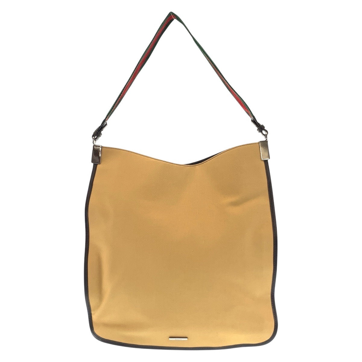 Gucci 001 Sherry line Canvas Beige Shoulder Bag
