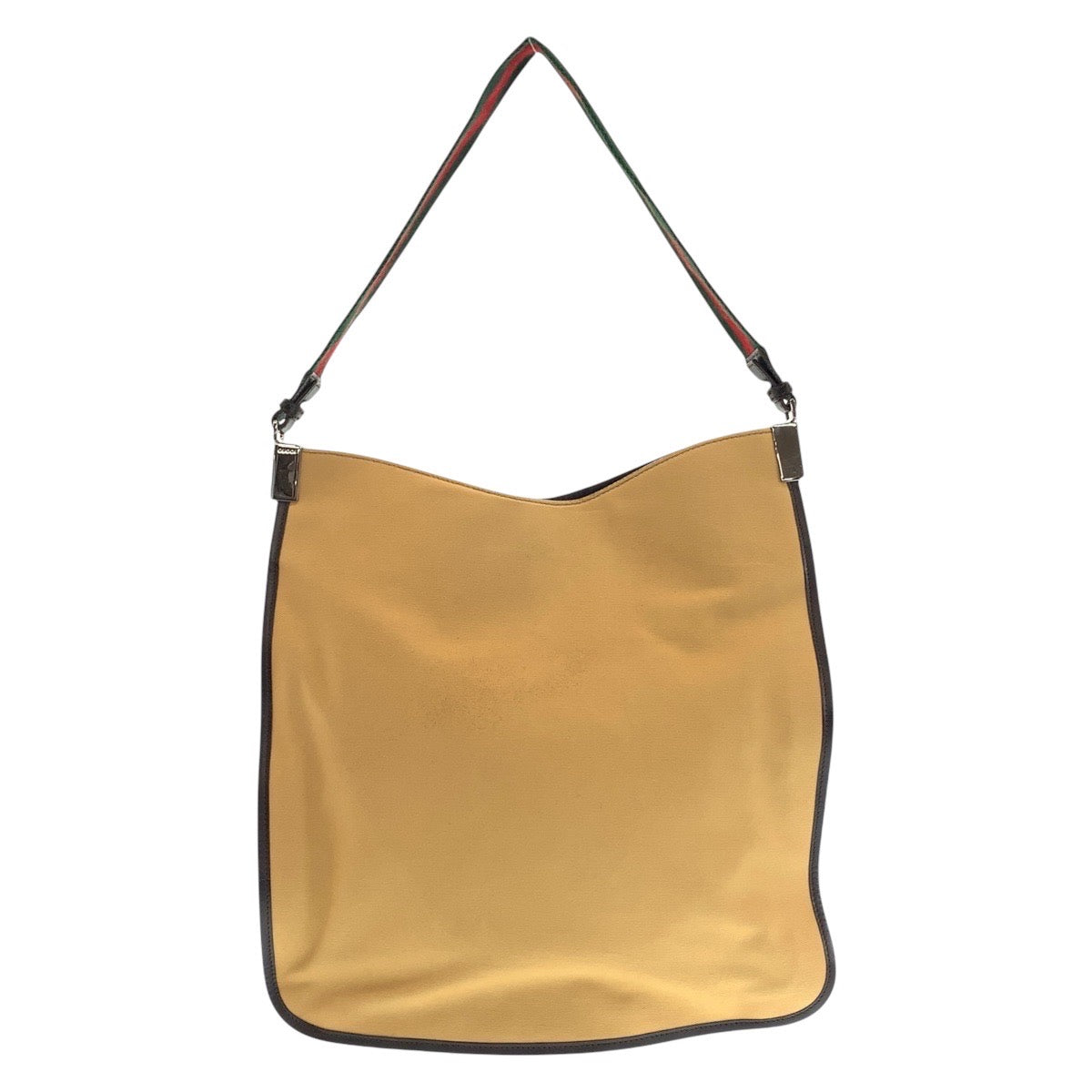Gucci 001 Sherry line Canvas Beige Shoulder Bag
