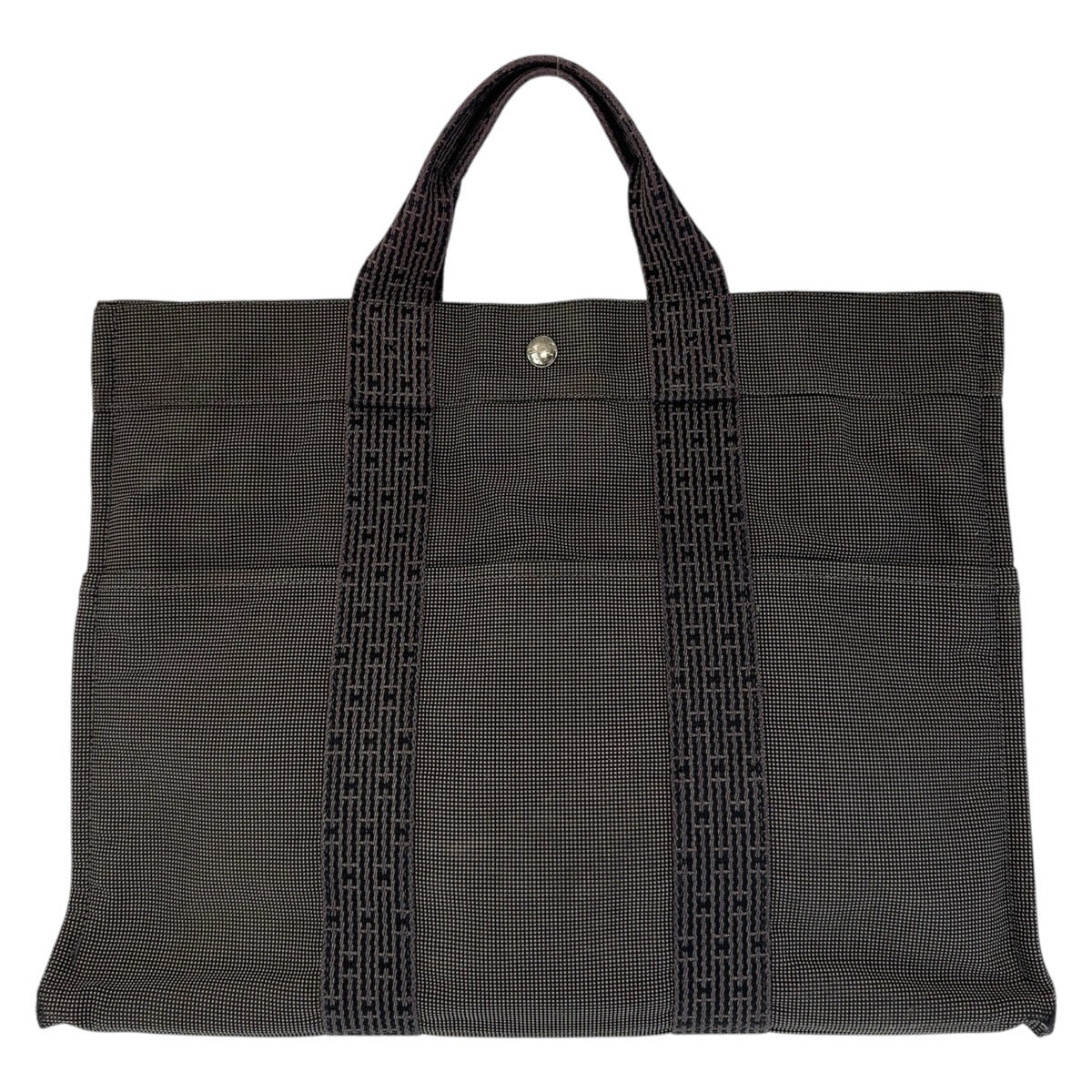 Tote Bag Grey Silvermetal Her Line Mm Canvas