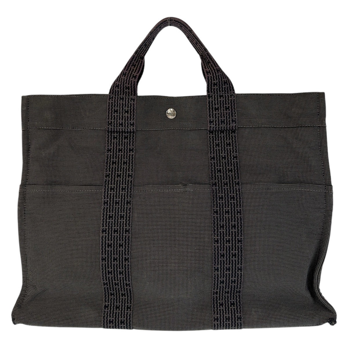 Tote Bag Grey Silvermetal Her Line Mm Canvas