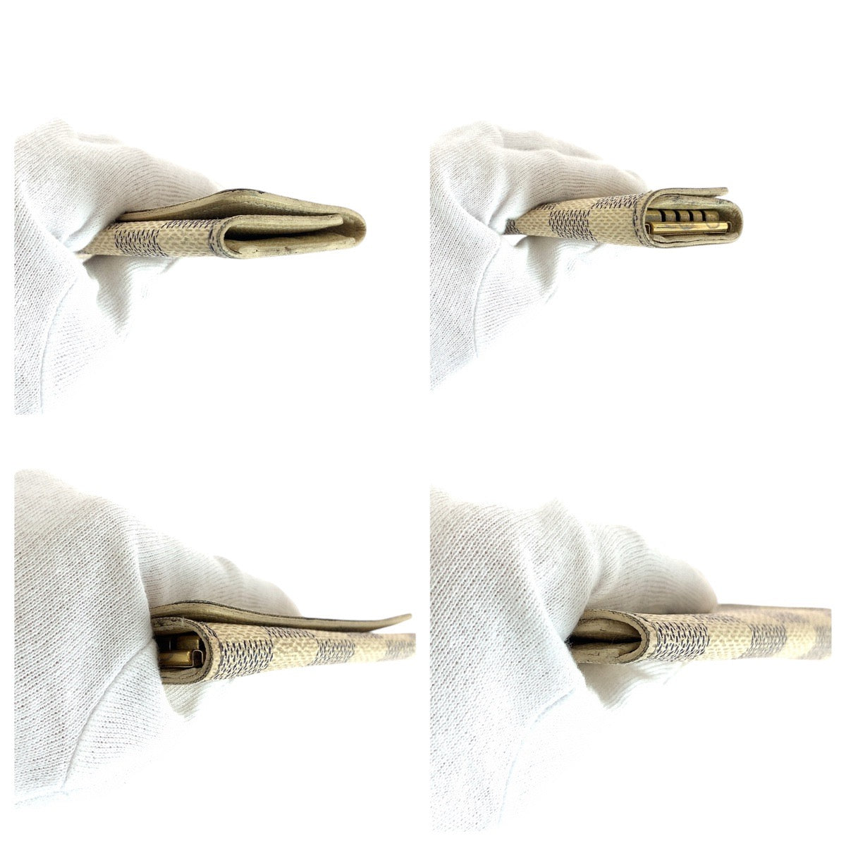 Louis Vuitton Key holder N60386 PVC White Gray Key Chain