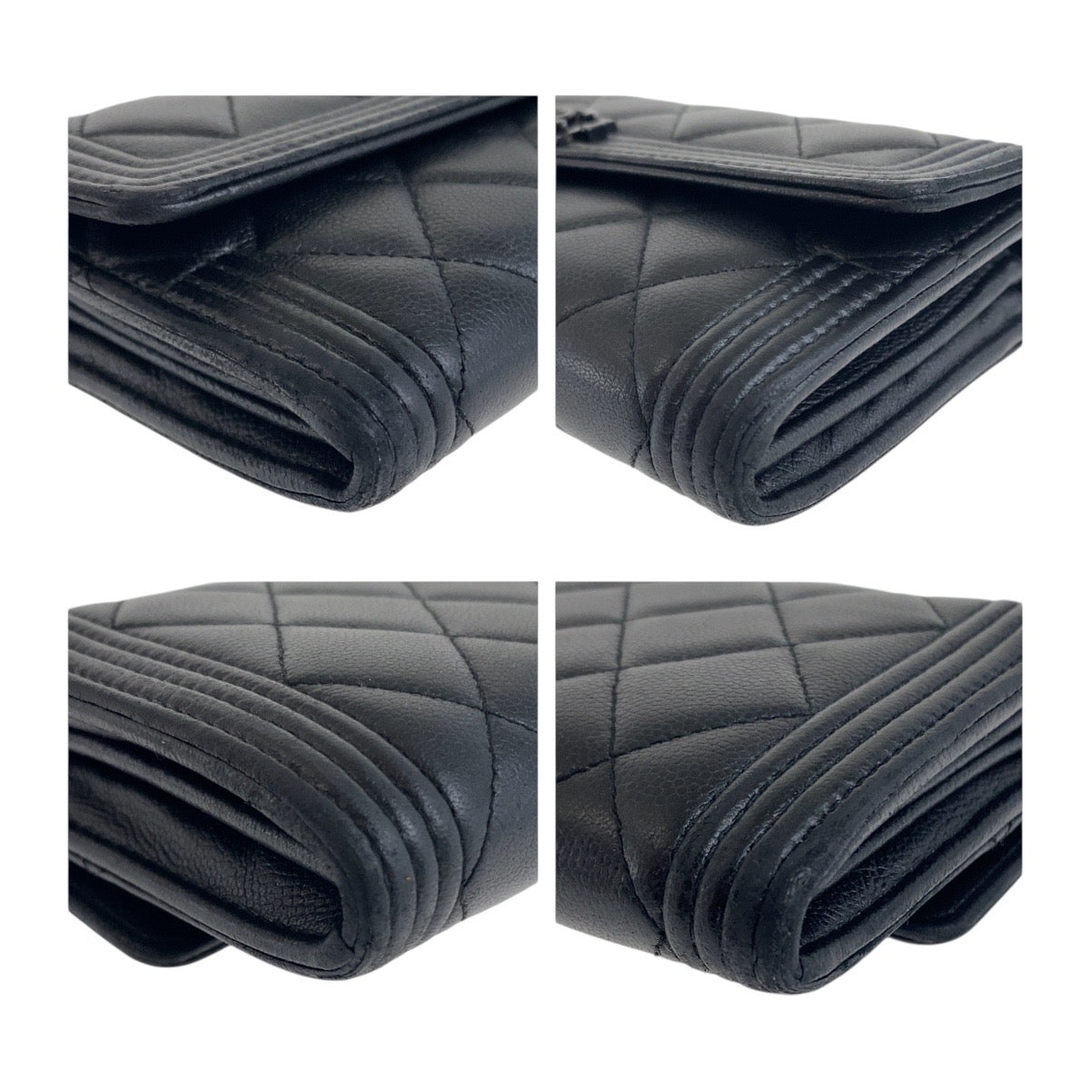 Chanel Boy Chanel Caviar Long Wallet