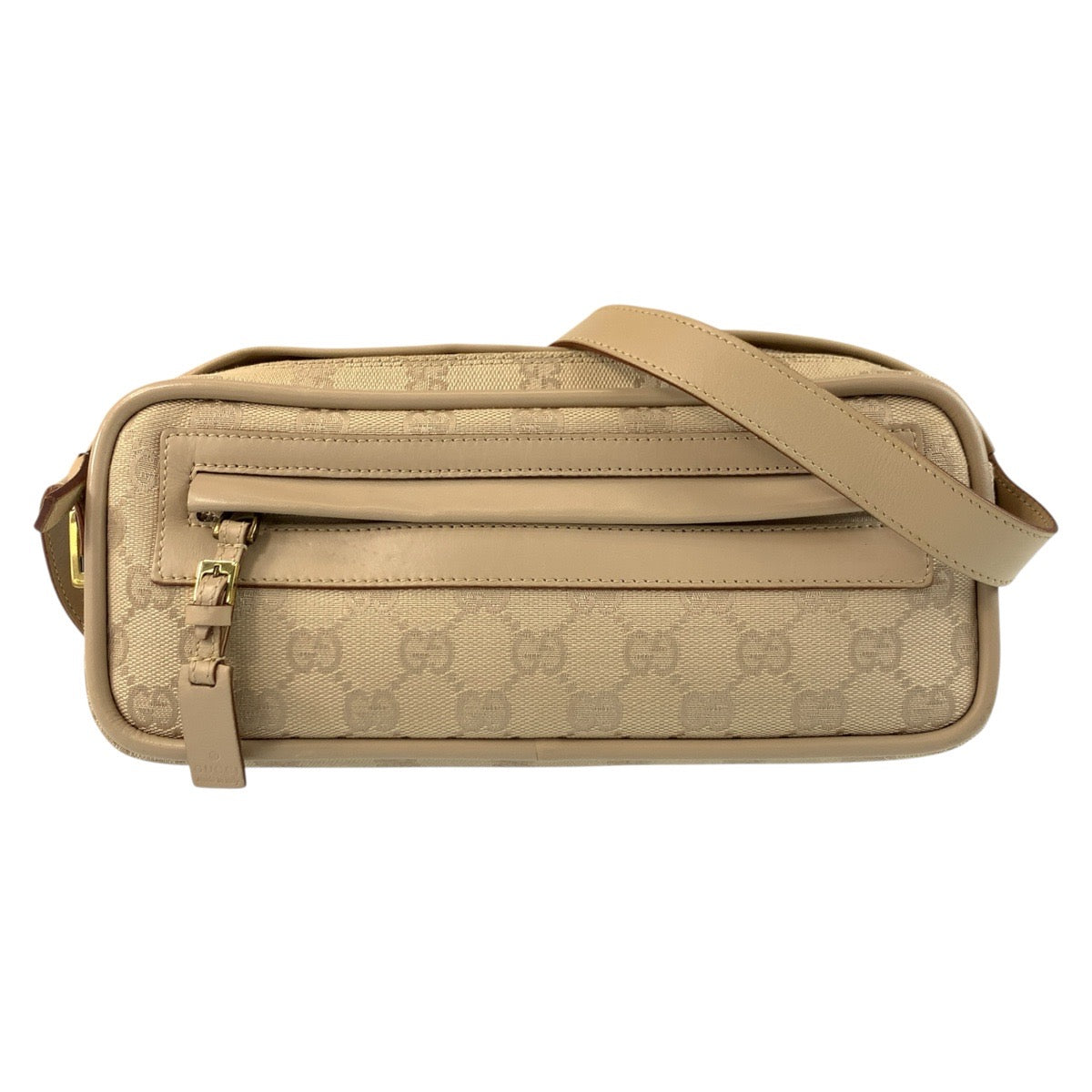 Gucci Shoulder Bag Leather Canvas Bag 20
