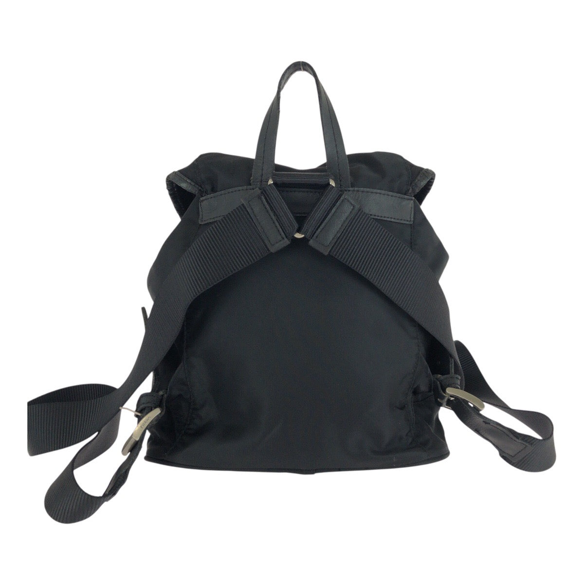 Backpack Silvermetal Test Handbag Nylon Black