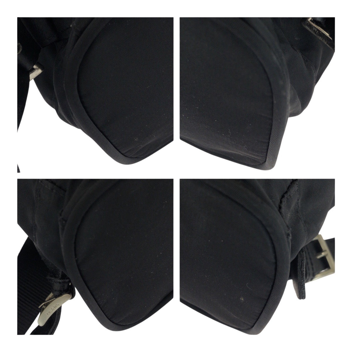 Backpack Silvermetal Test Handbag Nylon Black