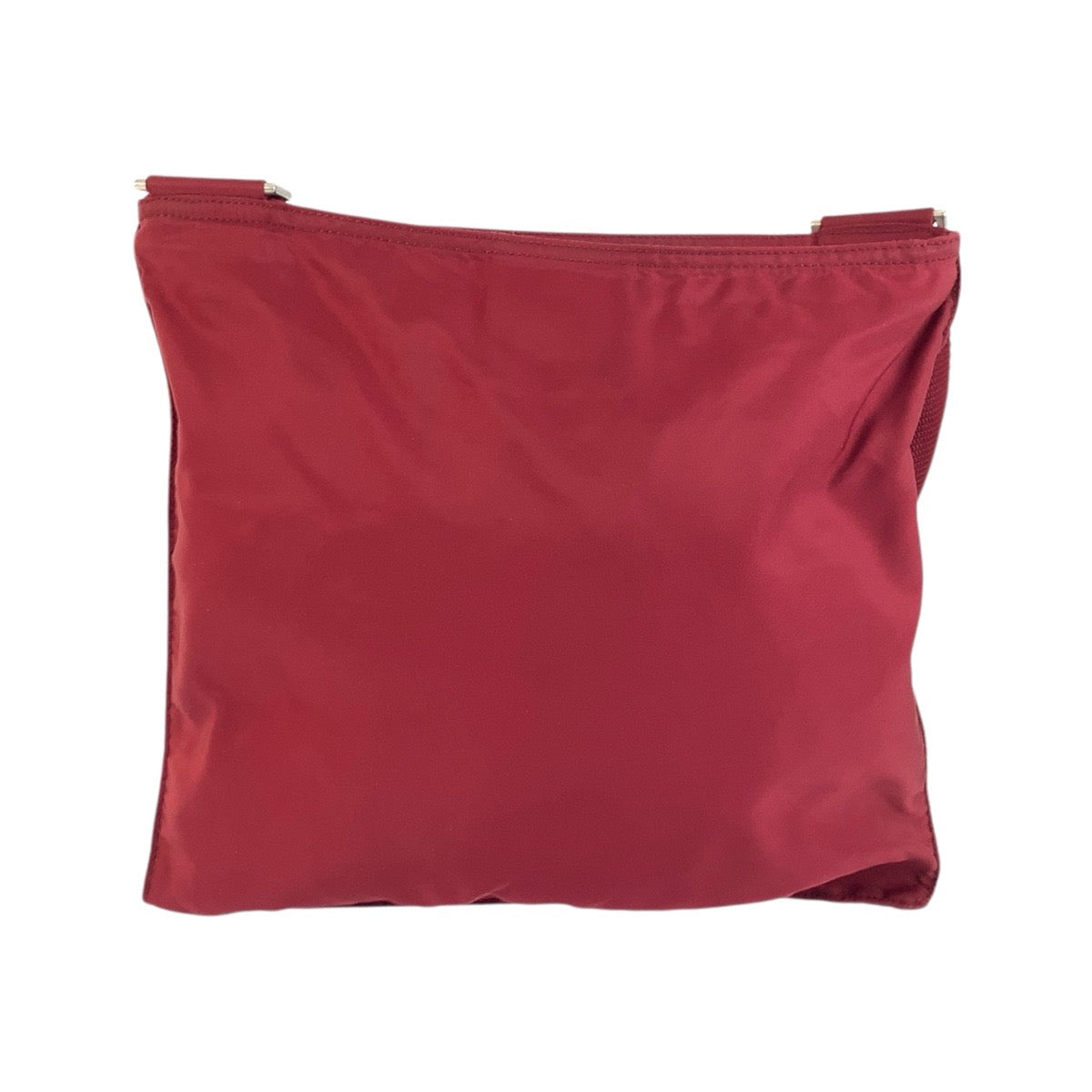 Shoulder Bag Wine Metal Test Triangle With Nylon Red