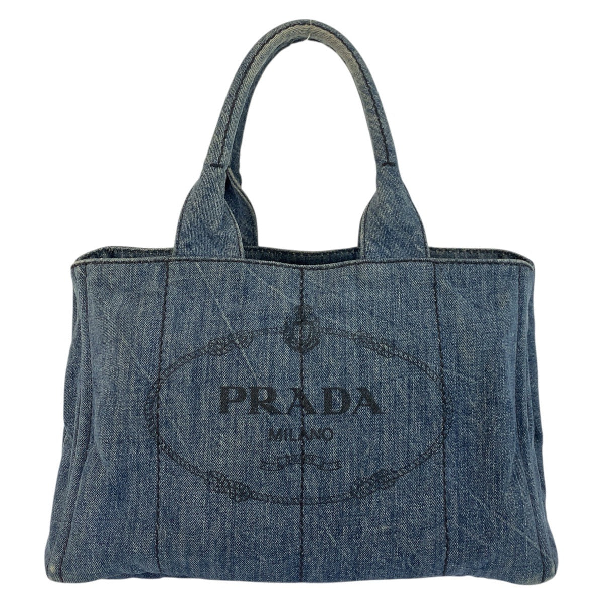 Tote Bag Goldmetal Canapa Canvas Blue