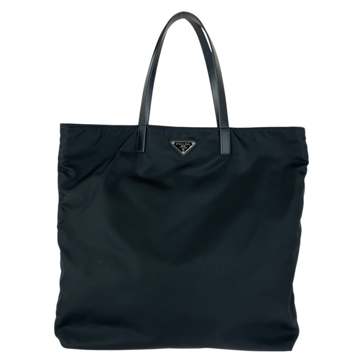 Prada Tessuto 2Way Bag Leather Nylon Travel Bag 2Way Bag 2
