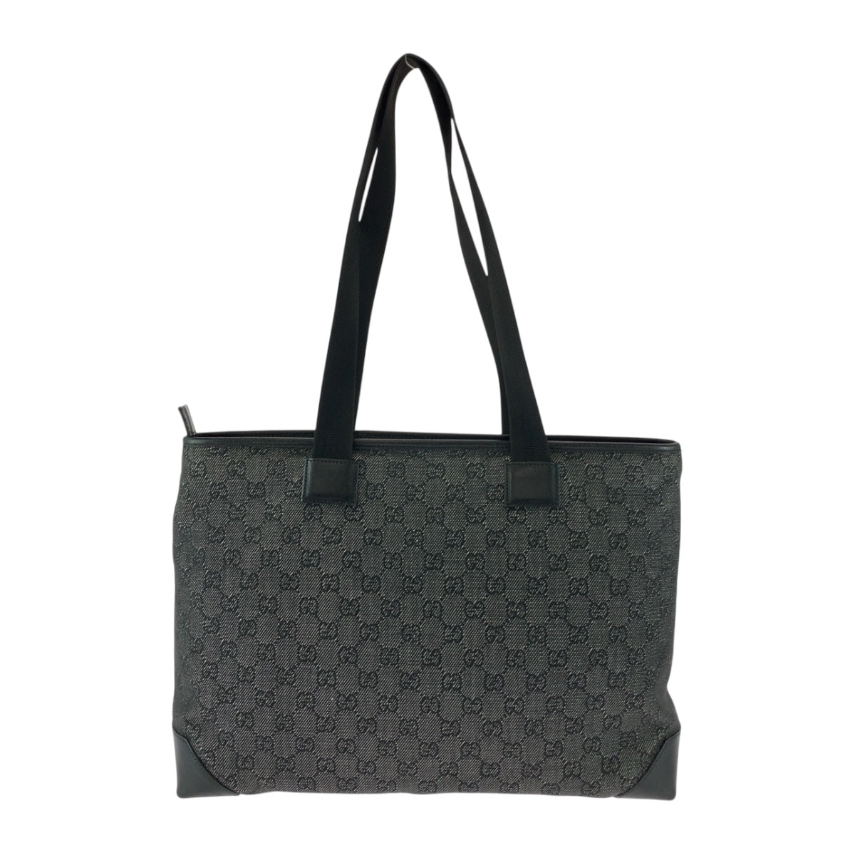 Gucci GG SilverMetal Canvas Black Handbag 2