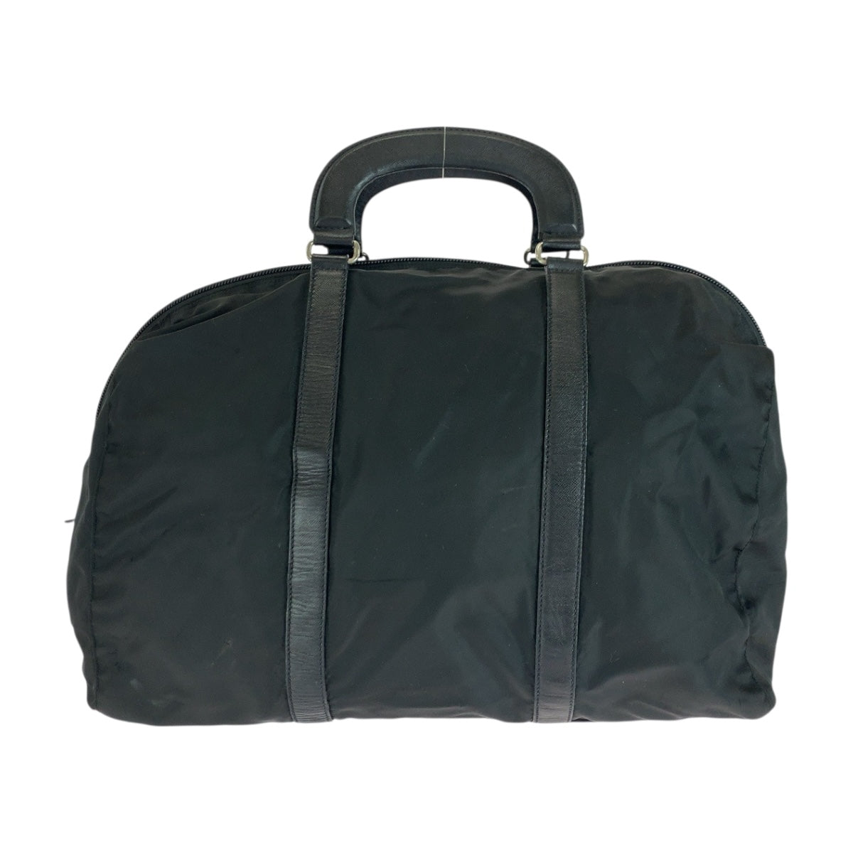 Boston Duffel Bag Test Triangle With Nylon Black Travel Bag