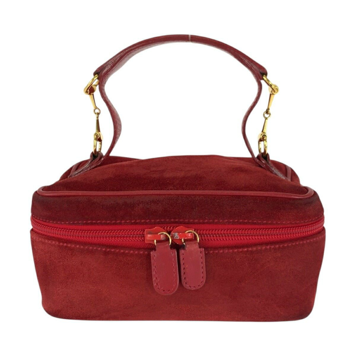 Gucci Horsebit Handbag Suede Travel Bag