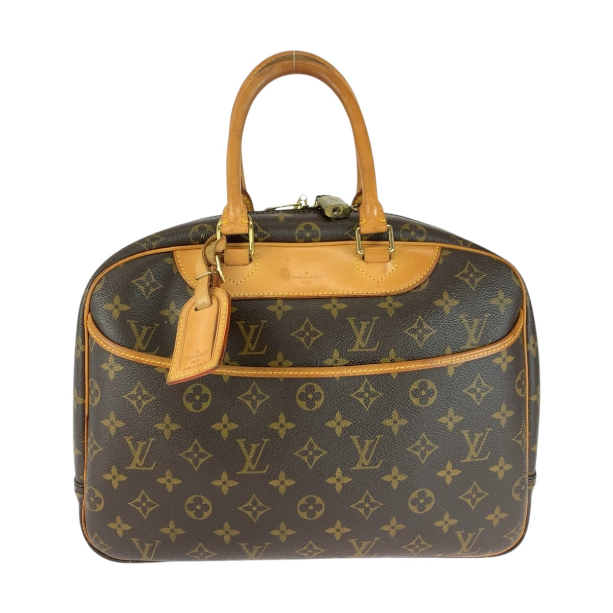 Louis Vuitton M47270 PVC Monogram Brown Gold Handbag