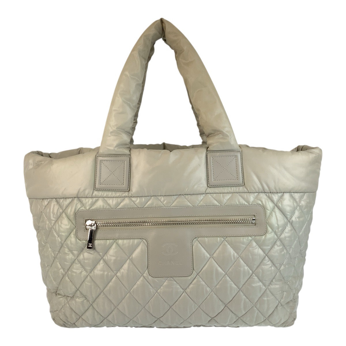 Chanel Nylon Coco Cocoon Gray Tote Bag