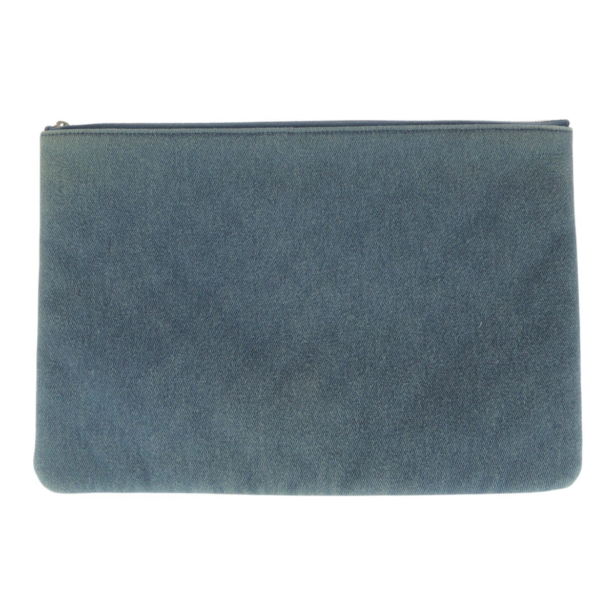 Chanel denim Deauville Sequin Blue Clutch Bag