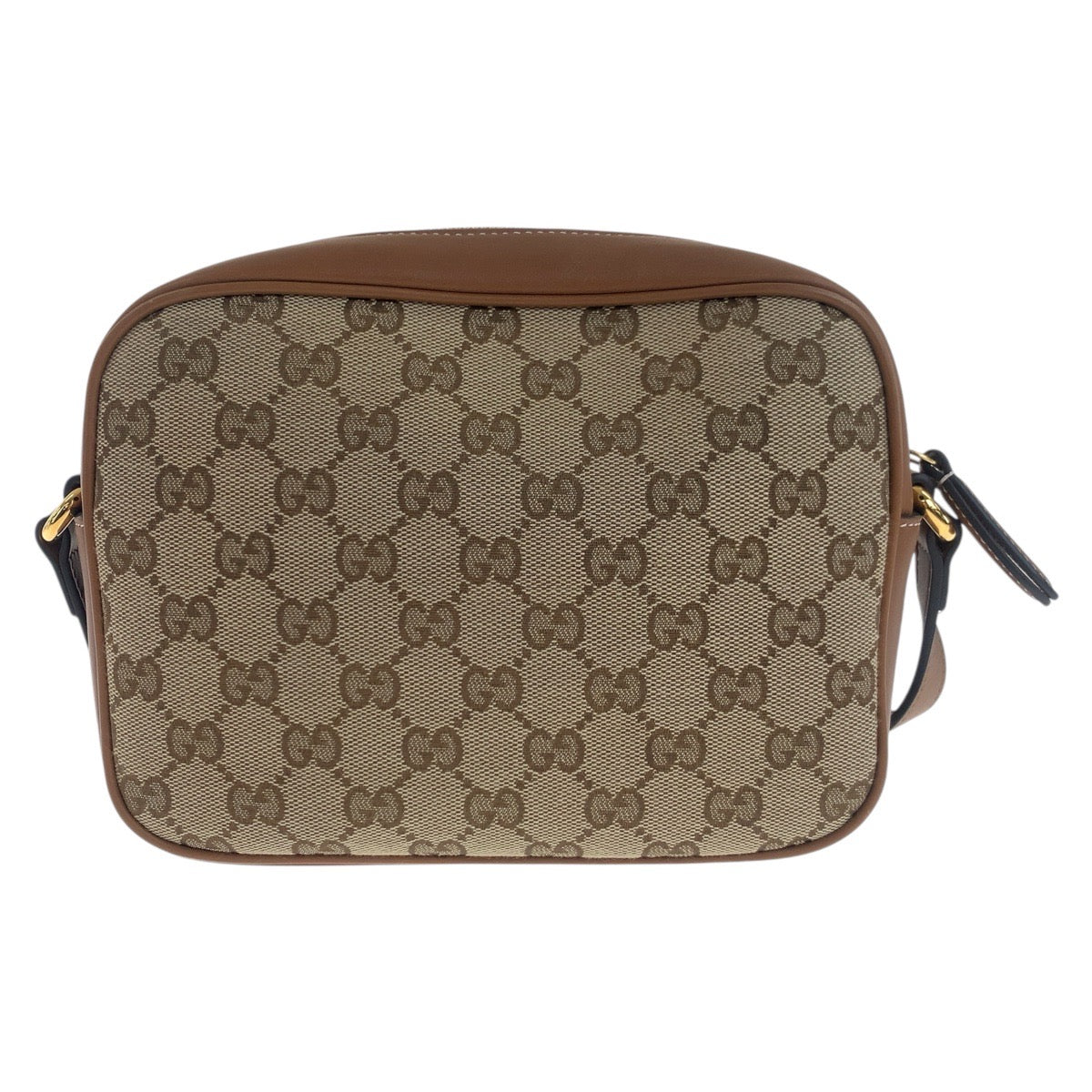 Gucci GG Metal Blondy Canvas Brown Beige Gold Shoulder Bag