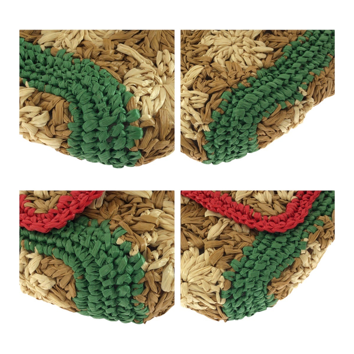 Gucci Metal GG Marmont Raffia Beige Gold Shoulder Bag