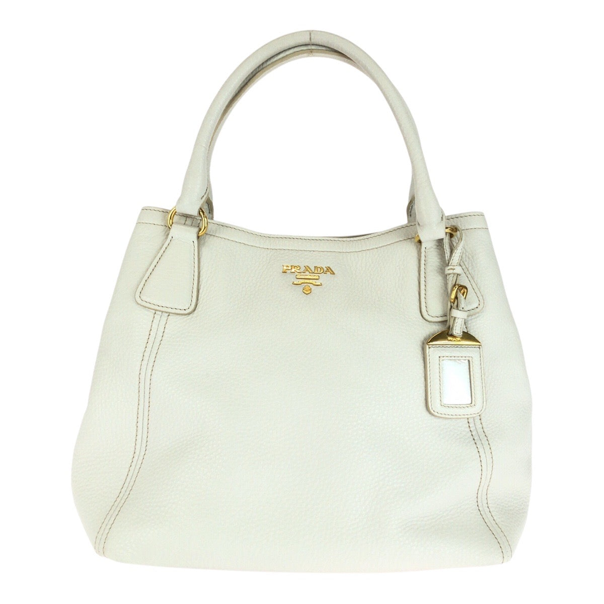 Metal Vitterodino Leather White Travel Bag