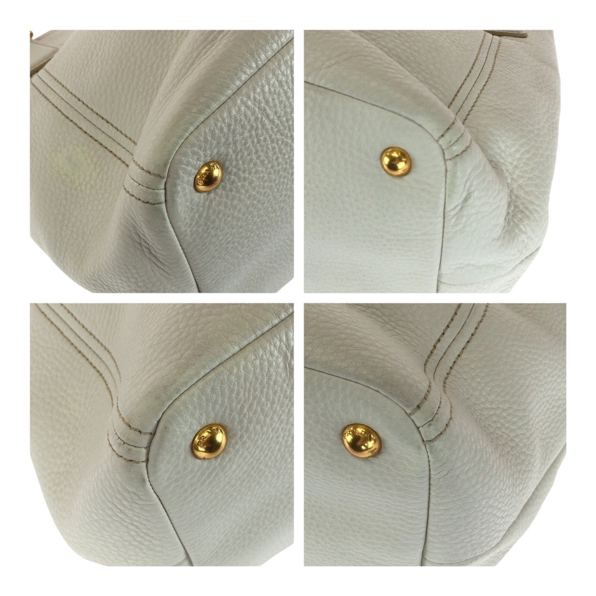 Metal Vitterodino Leather White Travel Bag
