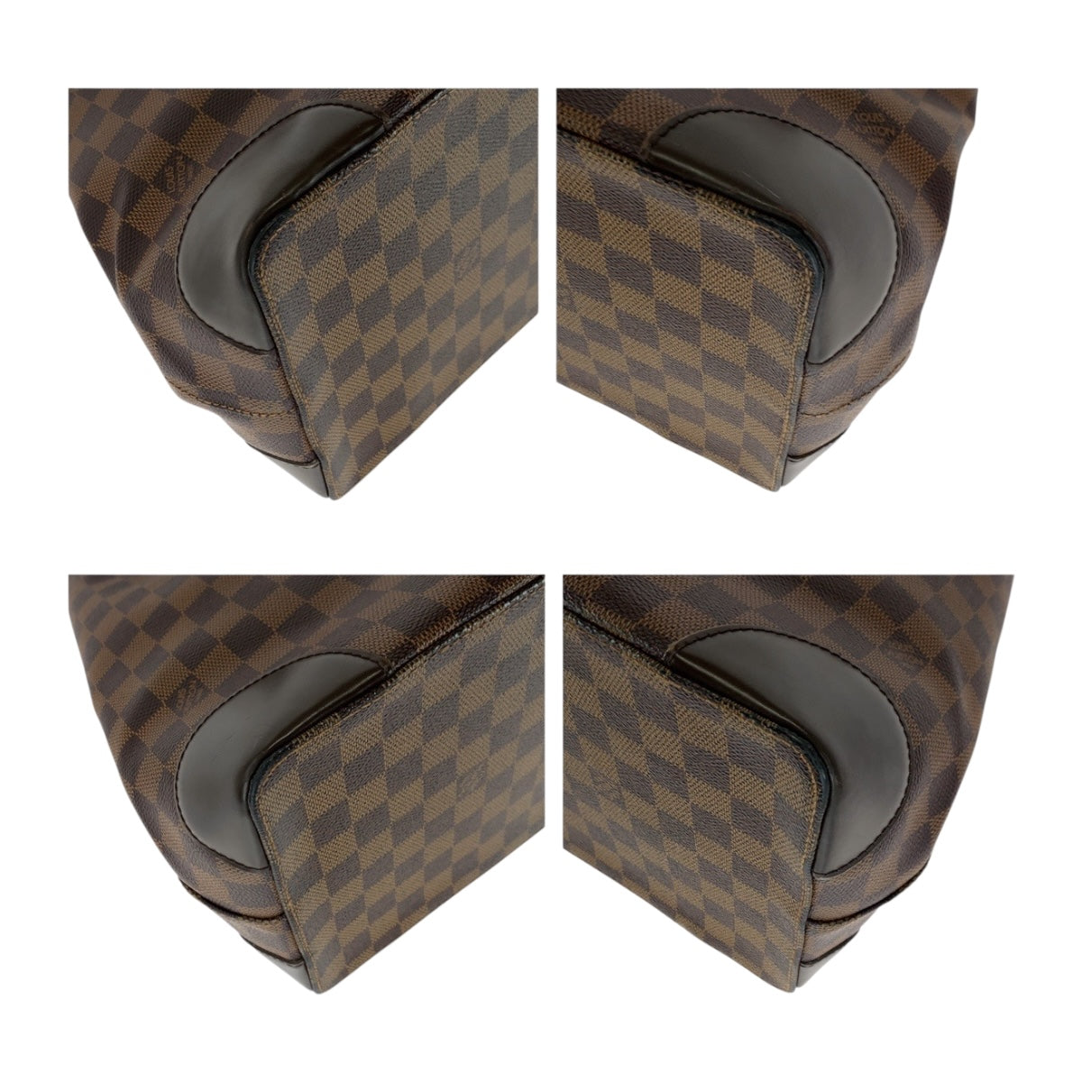 Louis Vuitton N51204 PVC Brown Gold Tote Bag 2