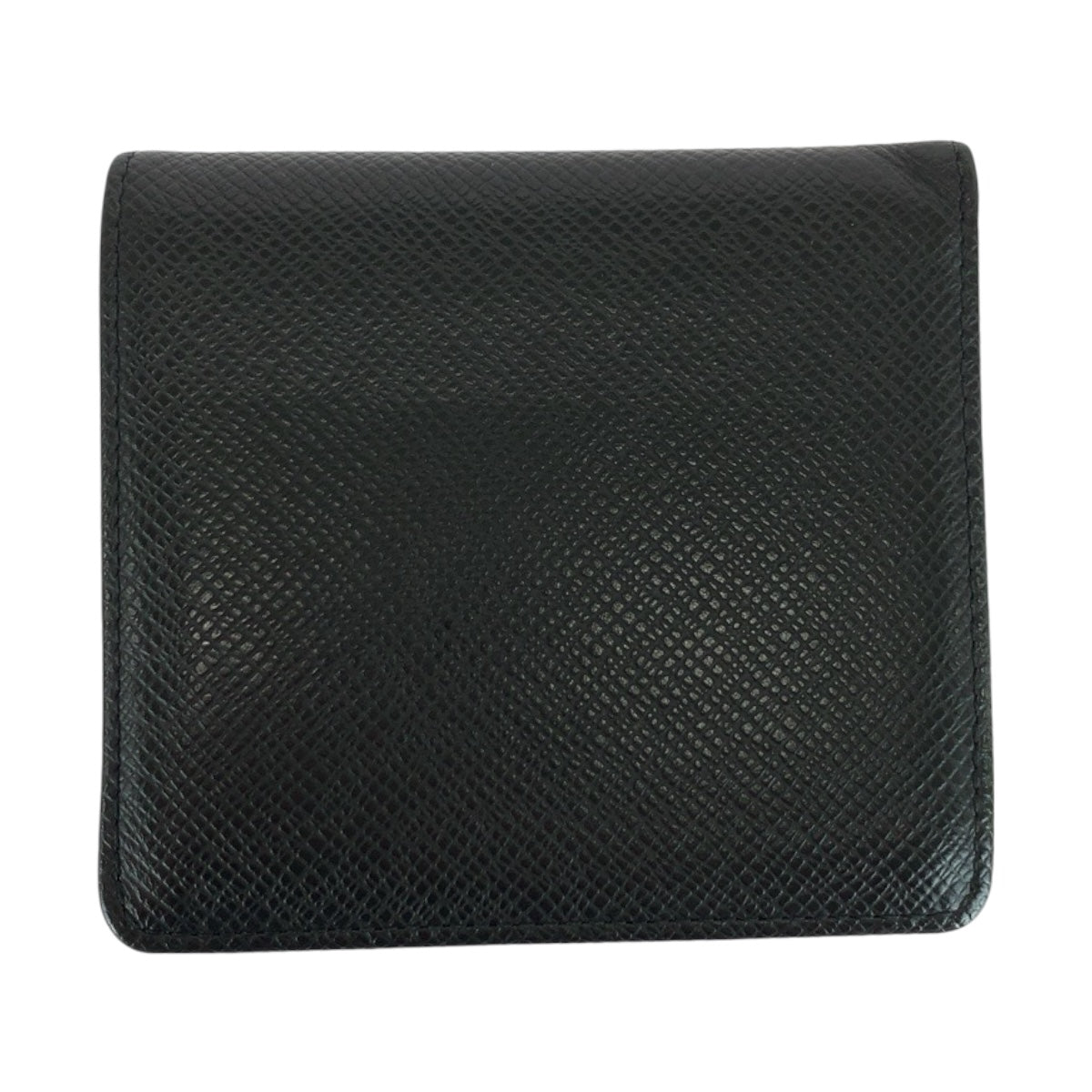 Louis Vuitton Bifold M30452 Ardoise SilverMetal Taiga Leather Black Wallet Case