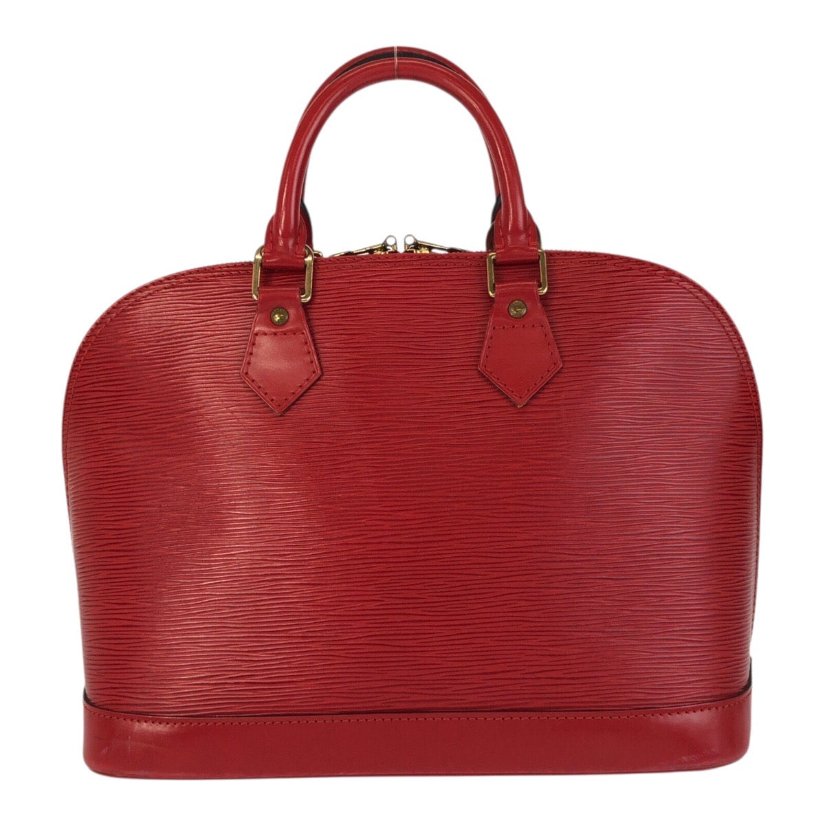Louis Vuitton M52147 Epi Alma Leather Red Gold Handbag