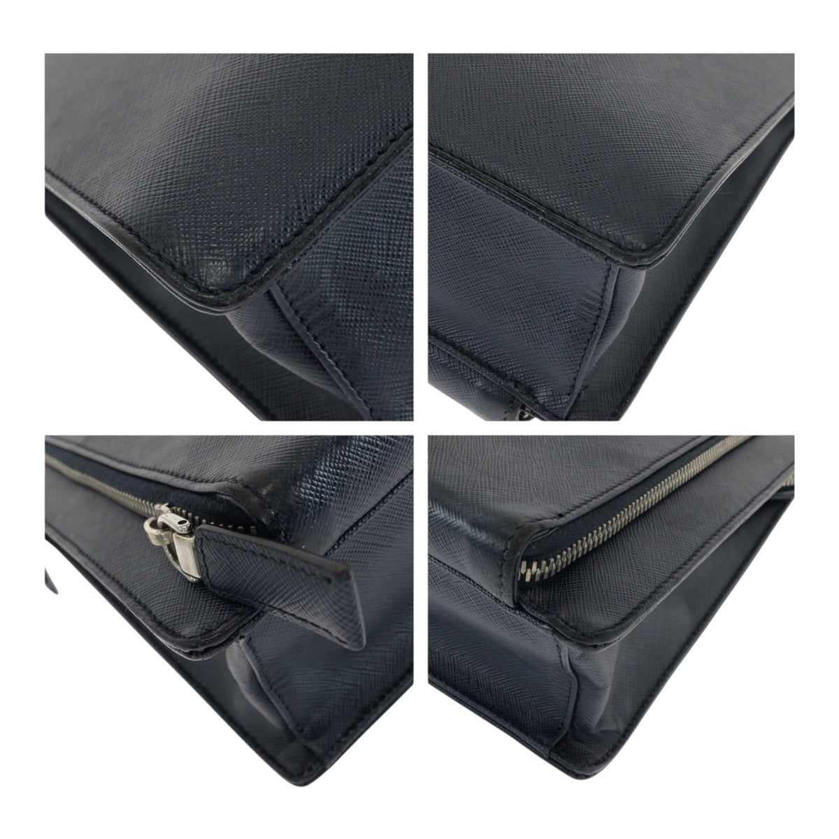 Prada Business Bag Leather Saffiano Travel Bag
