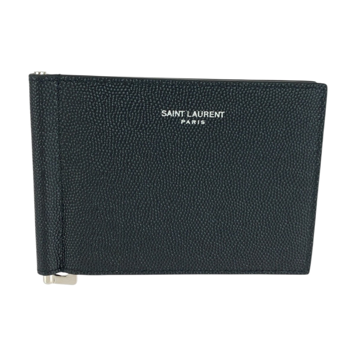 Saint Paris Bifold Wallet Bill Clip Travel Leather Black Travel Bag