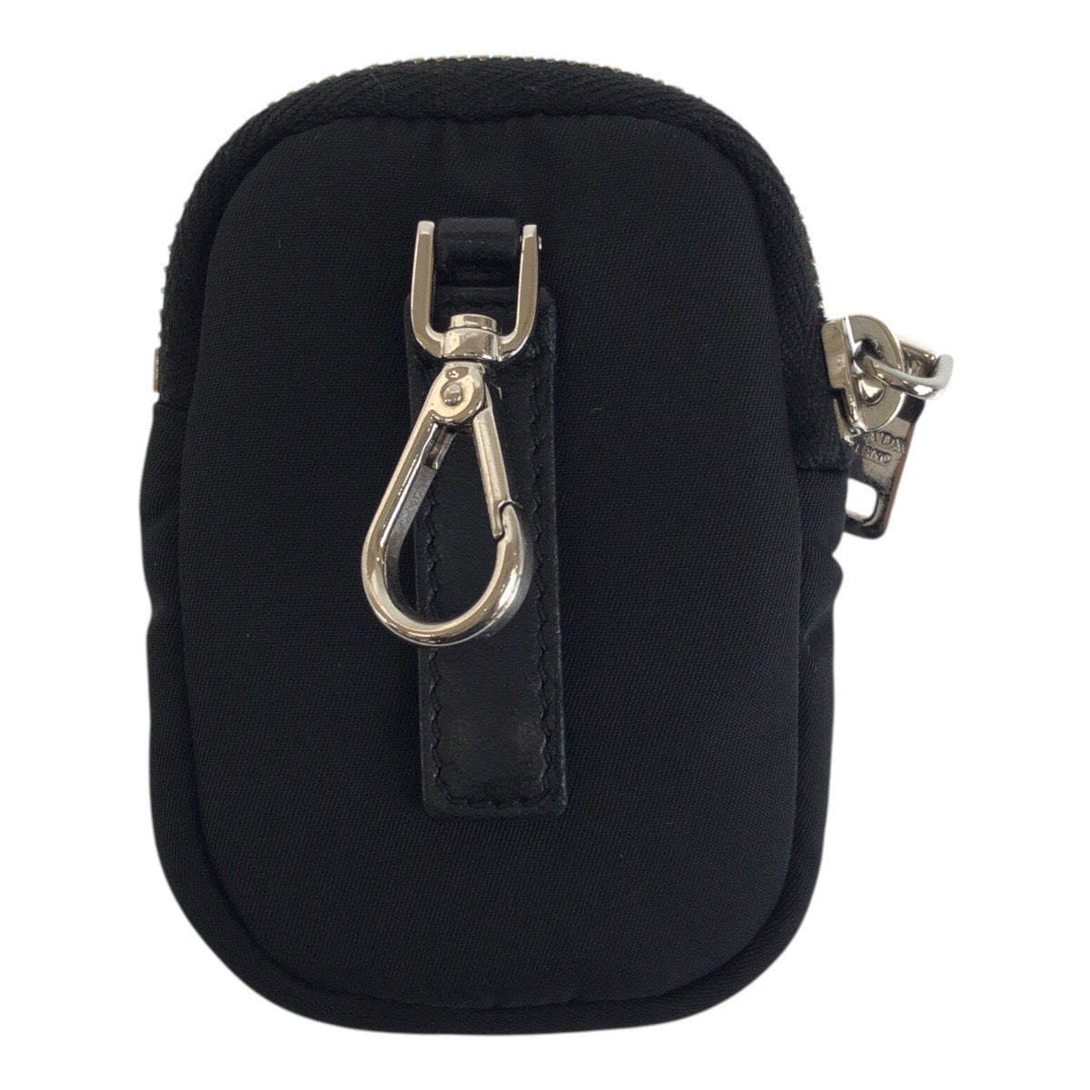 Pouch Test Triangle With Logo Handbag Nylon Black Travel Bag