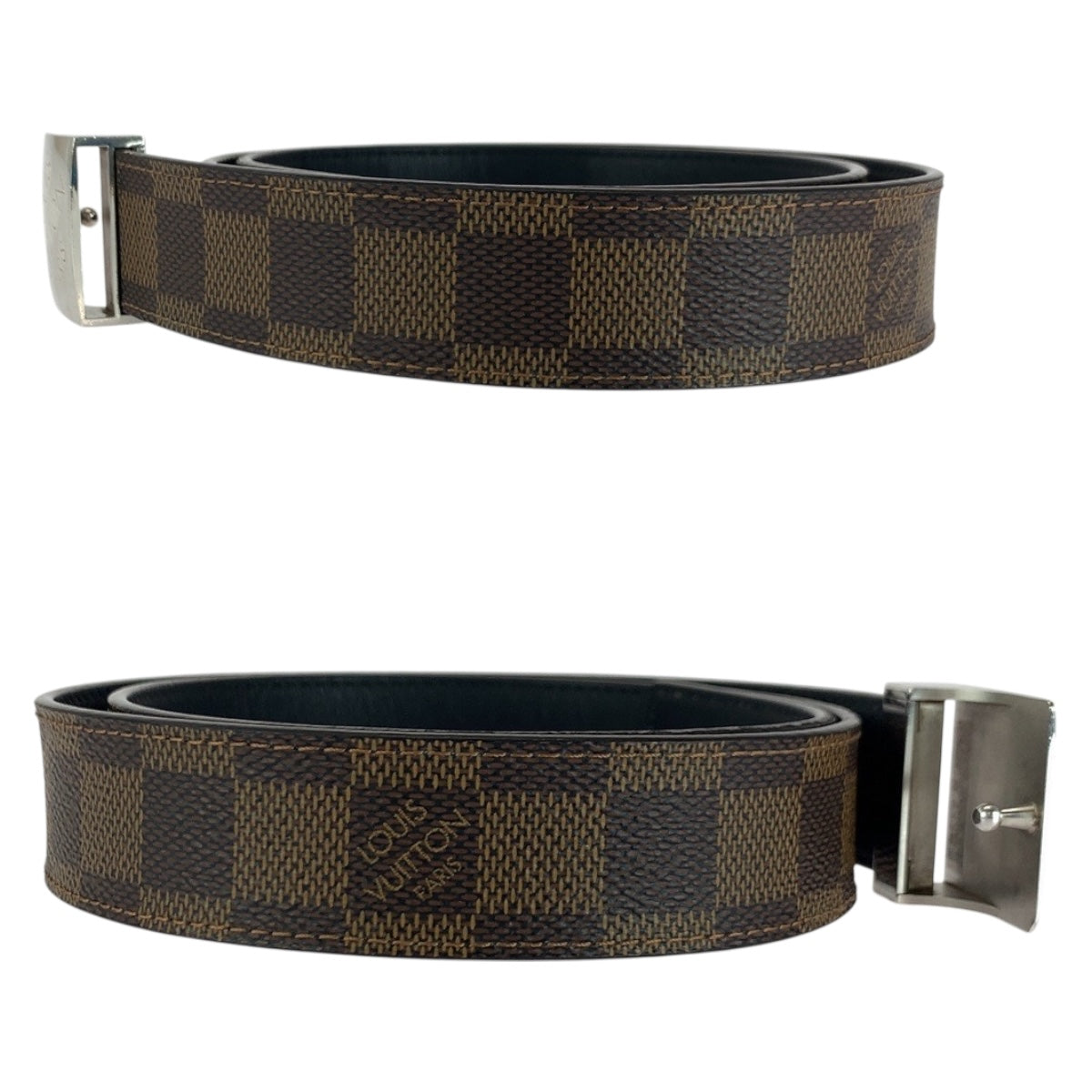 Louis Vuitton M6881W PVC Damier Sainteure Carre Brown Belt