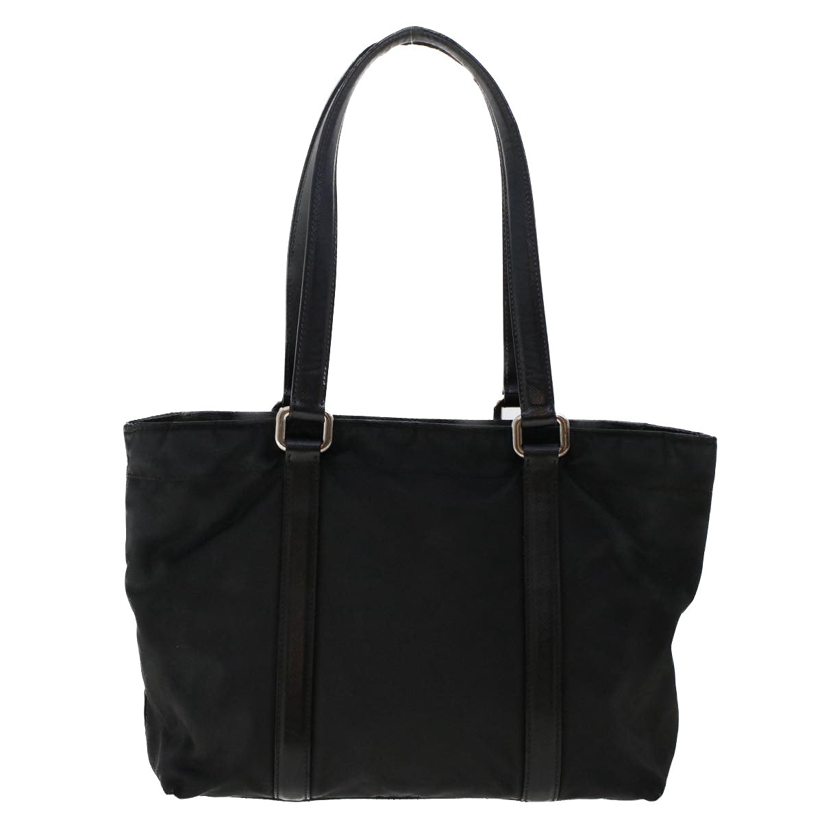 Prada Tote Bag Auth Nylon Black