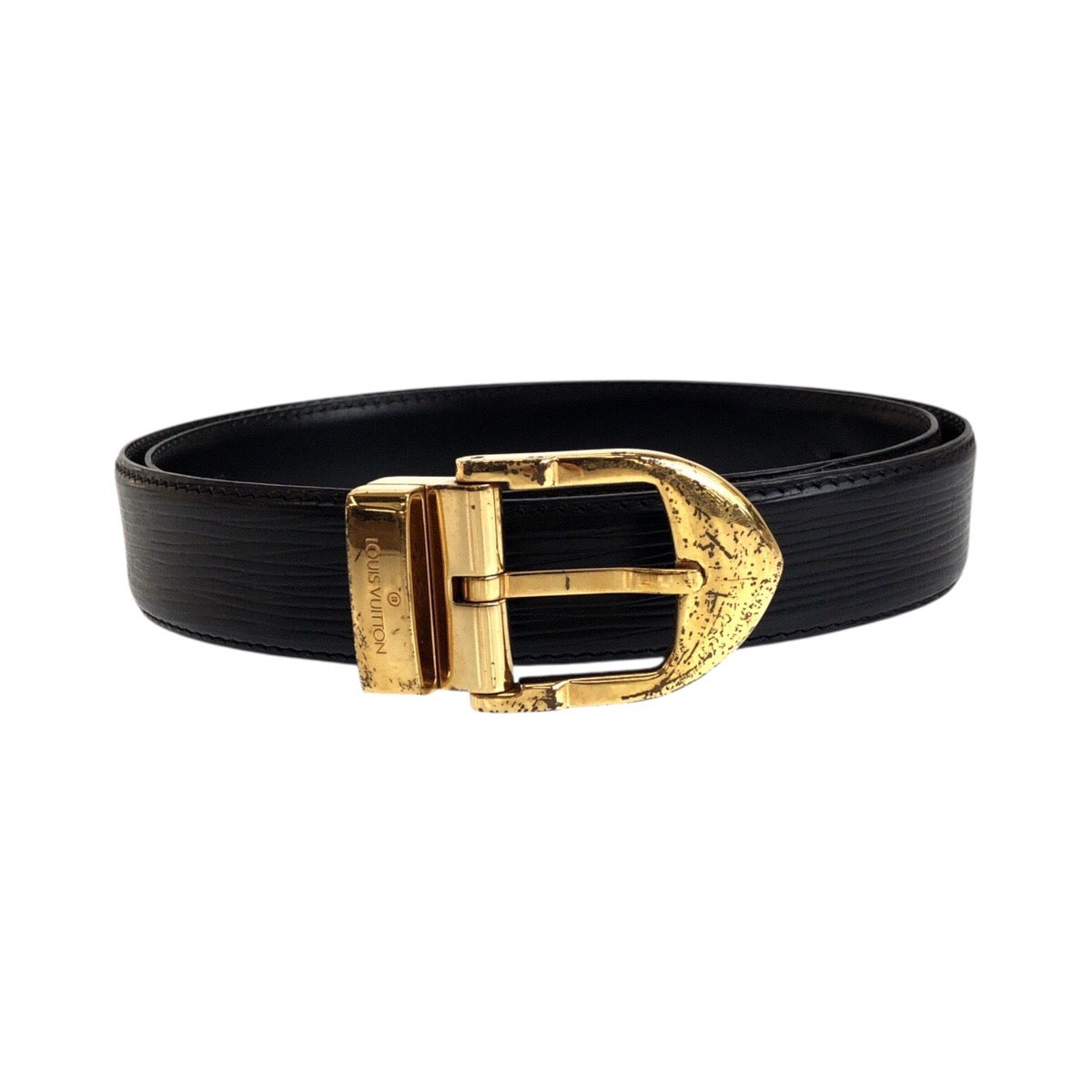 Louis Vuitton M6832 Epi Saintur 34 Leather Black Belt 2