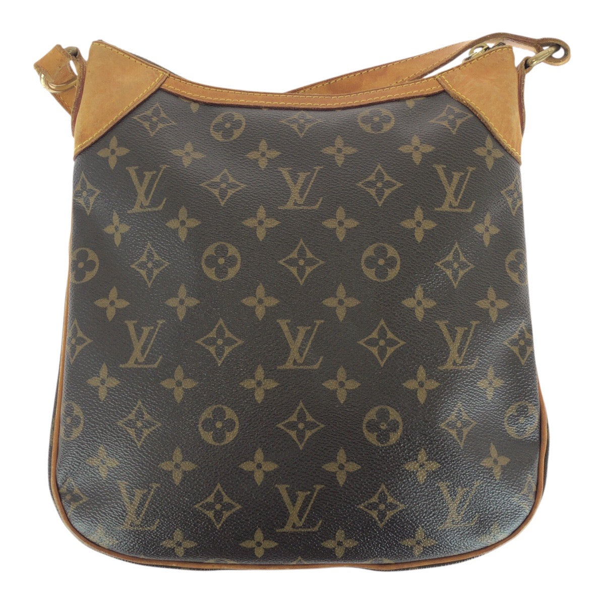 Louis Vuitton M56390 PVC Monogram Brown Gold Shoulder Bag