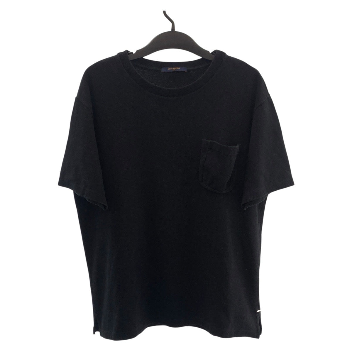 Louis Vuitton Short sleeve T-shirt jacquard XXL Monogram Cotton Black Silver Apparel