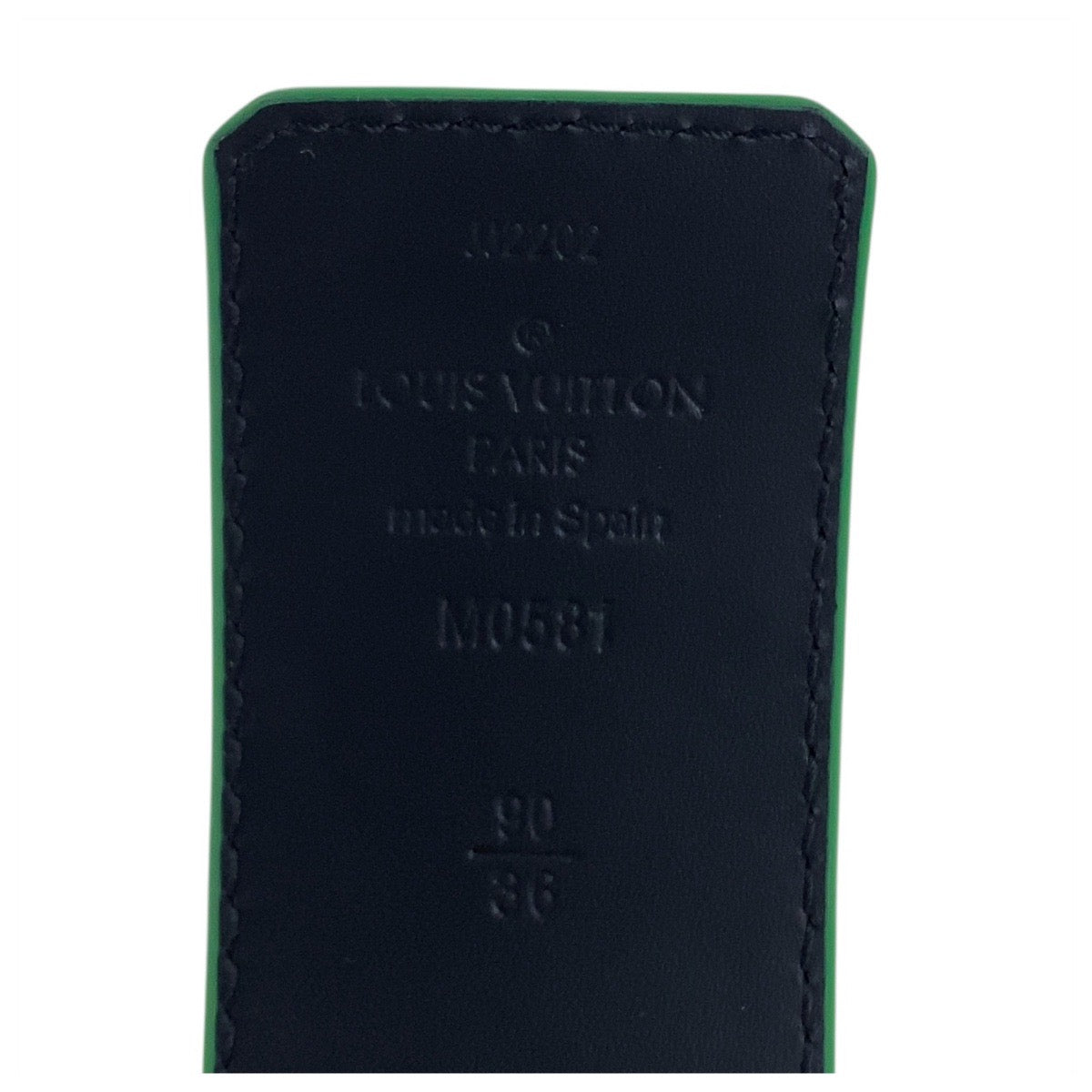 Louis Vuitton M0581 Leather Green Belt
