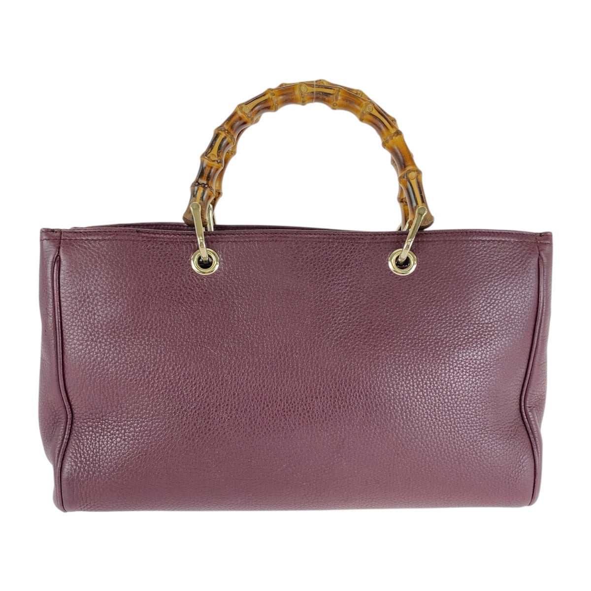 Gucci Bamboo 2Way Bag Leather Travel Bag Bag 6