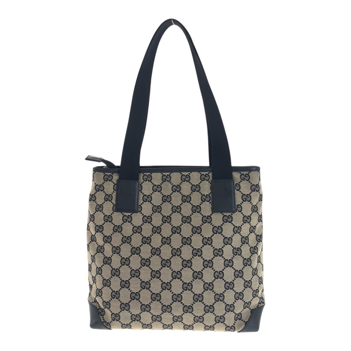 Gucci 019 GG Canvas Black Brown Beige Tote Bag