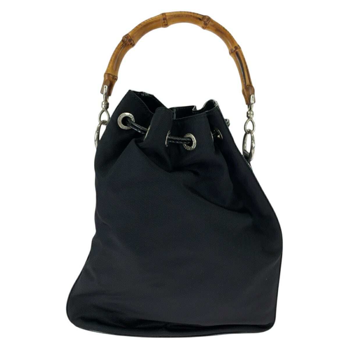 Gucci Bamboo 2Way Bag Nylon Travel Bag