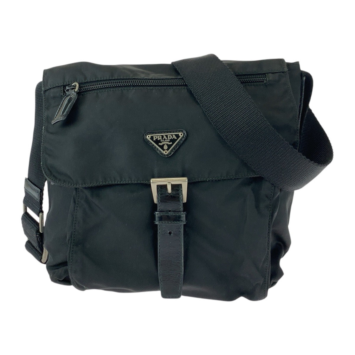 Shoulder Bag Test Triangle With Nylon Black