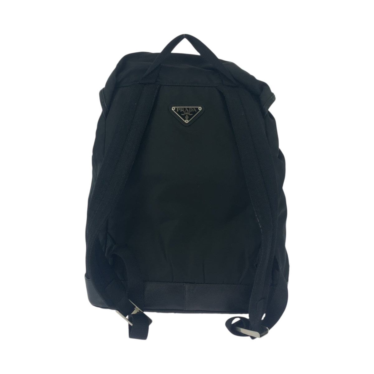 Backpack Test Triangle With Handbag Nylon Black