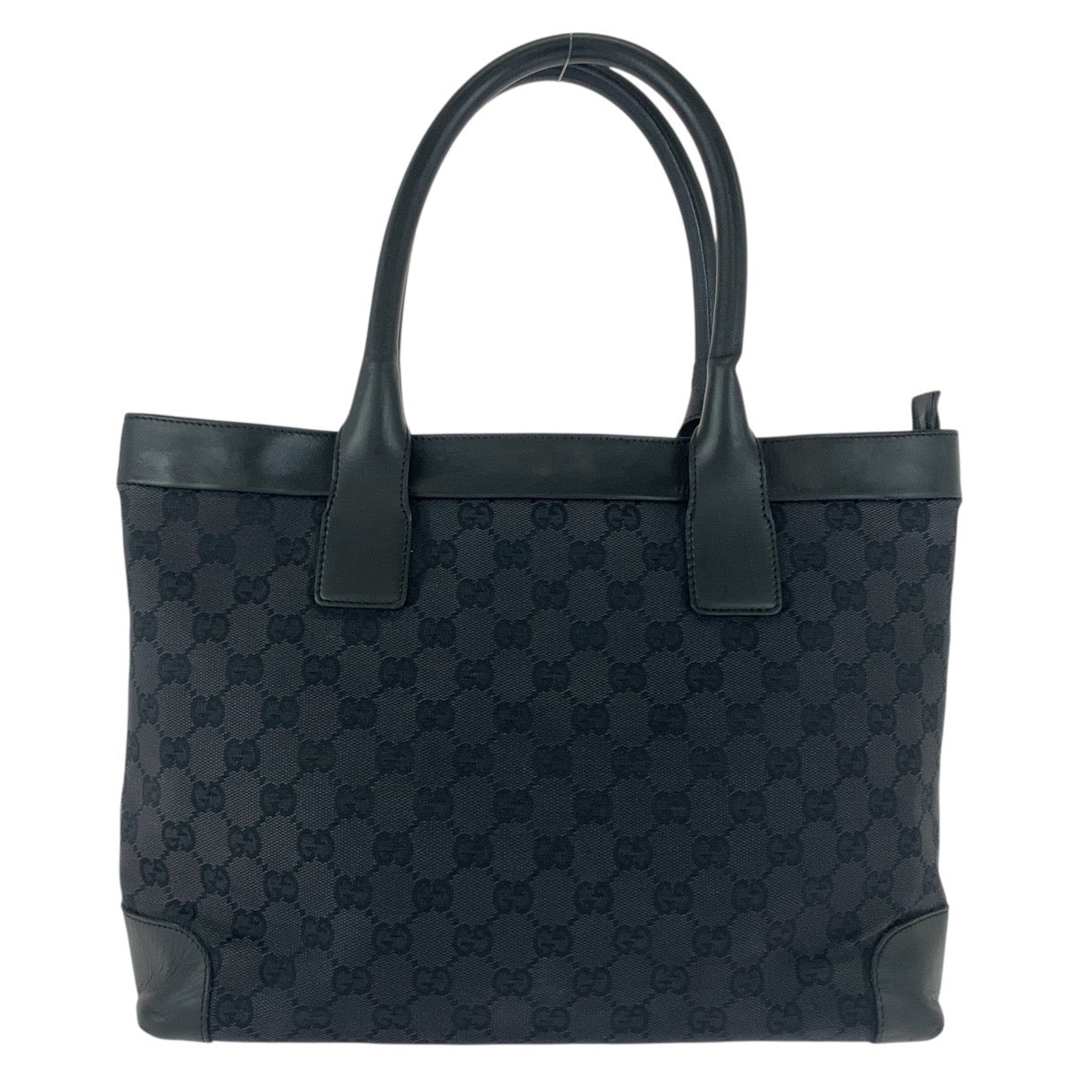 Gucci 002 GG Canvas Black Tote Bag 2