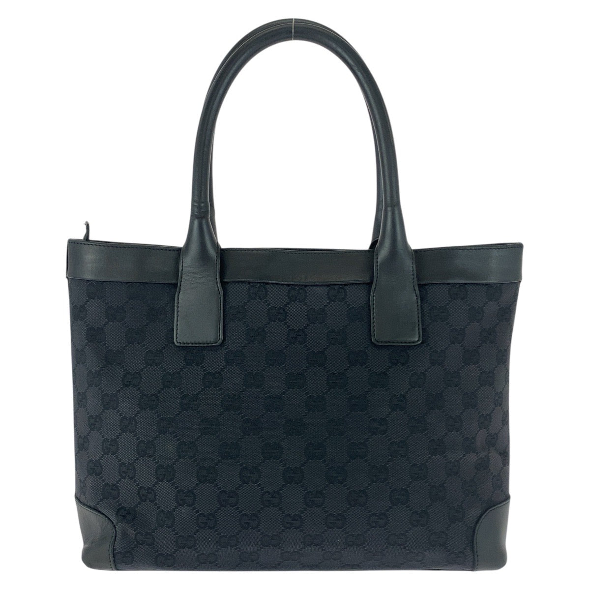 Gucci 002 GG Canvas Black Tote Bag 2