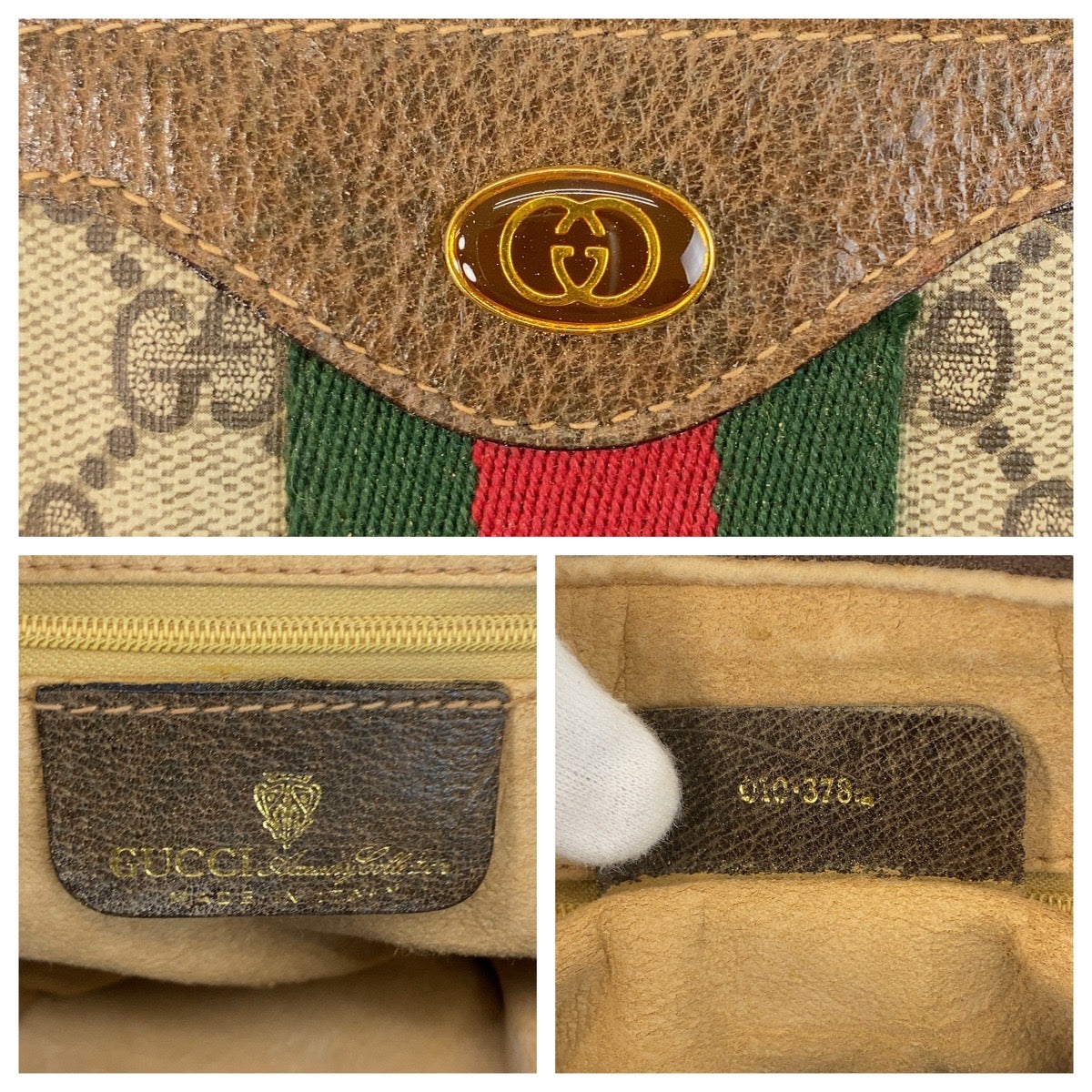 Gucci Supreme Handbag Canvas Travel Bag Handbag 3