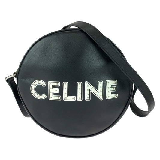 Shoulder Bag . Si Silvermetal Dancing Kid Leather Black