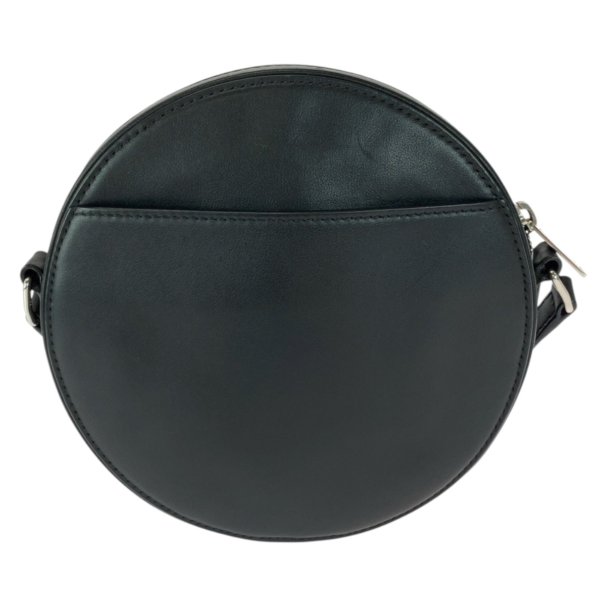 Shoulder Bag . Si Silvermetal Dancing Kid Leather Black