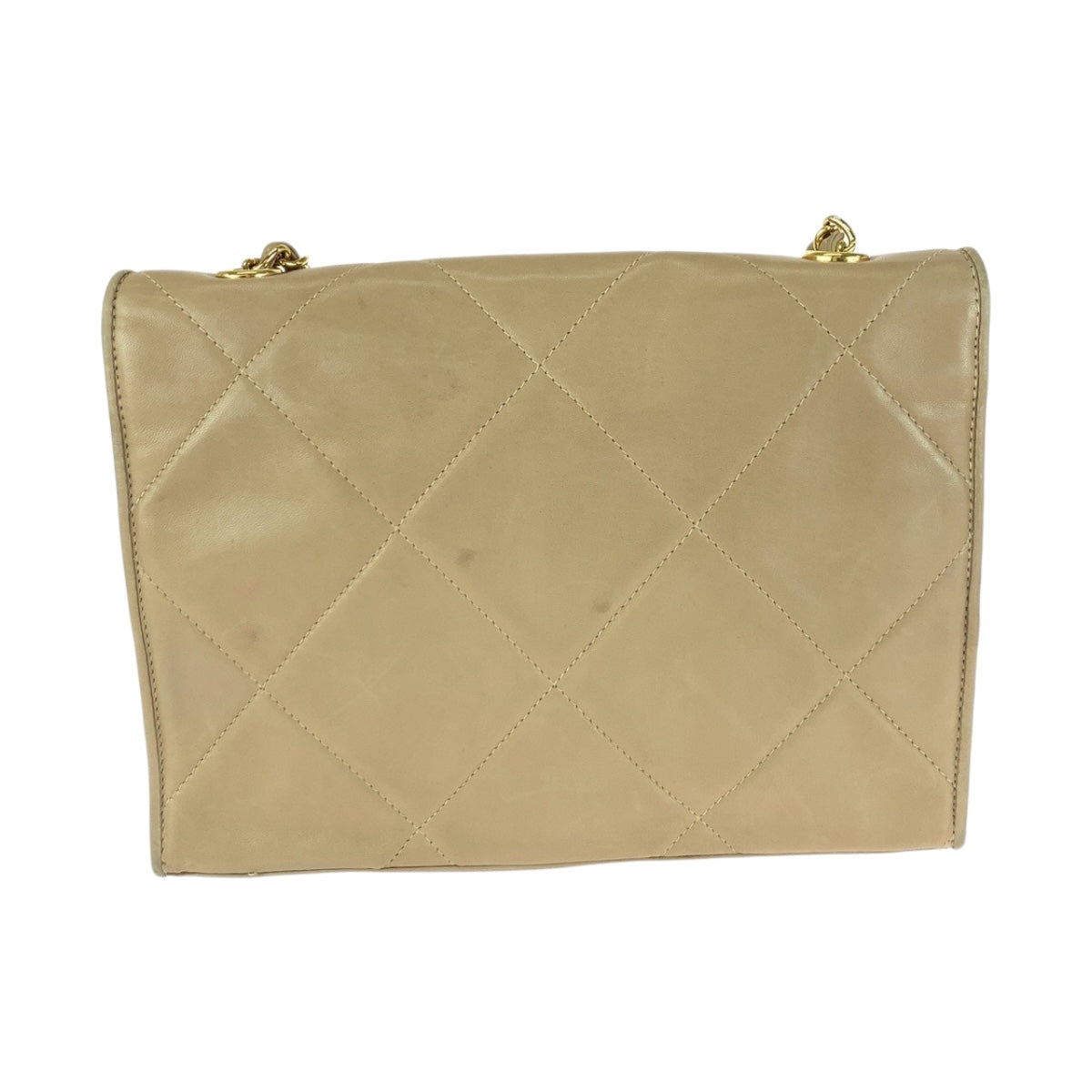 Chanel lambskin Gold Beige Shoulder Bag